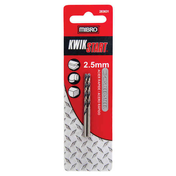 Mibro DRILLBIT HSS 2.5MM 283631AC